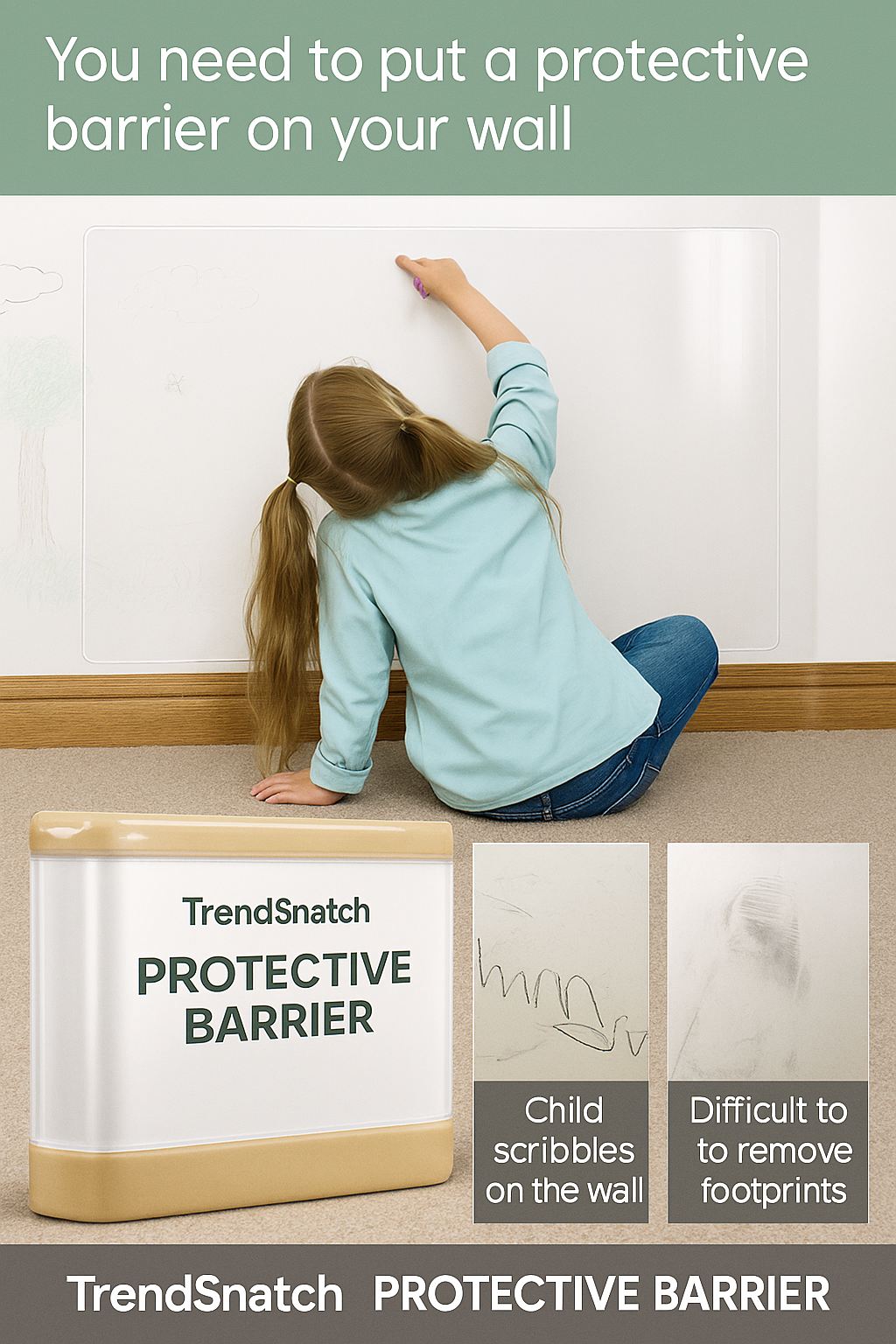 ClearWall Pro™-  Wall Protecter ( Pack of 2 )
